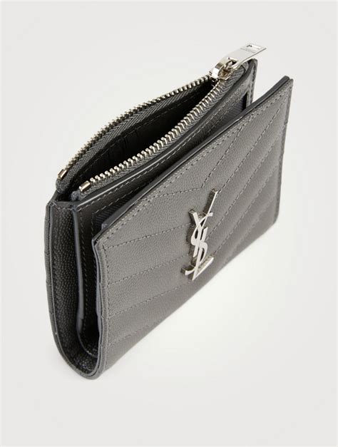 ysl card holder womens|YSL zipped card case.